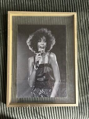 Gold Metal Picture Frame with Black & Gold Accent
